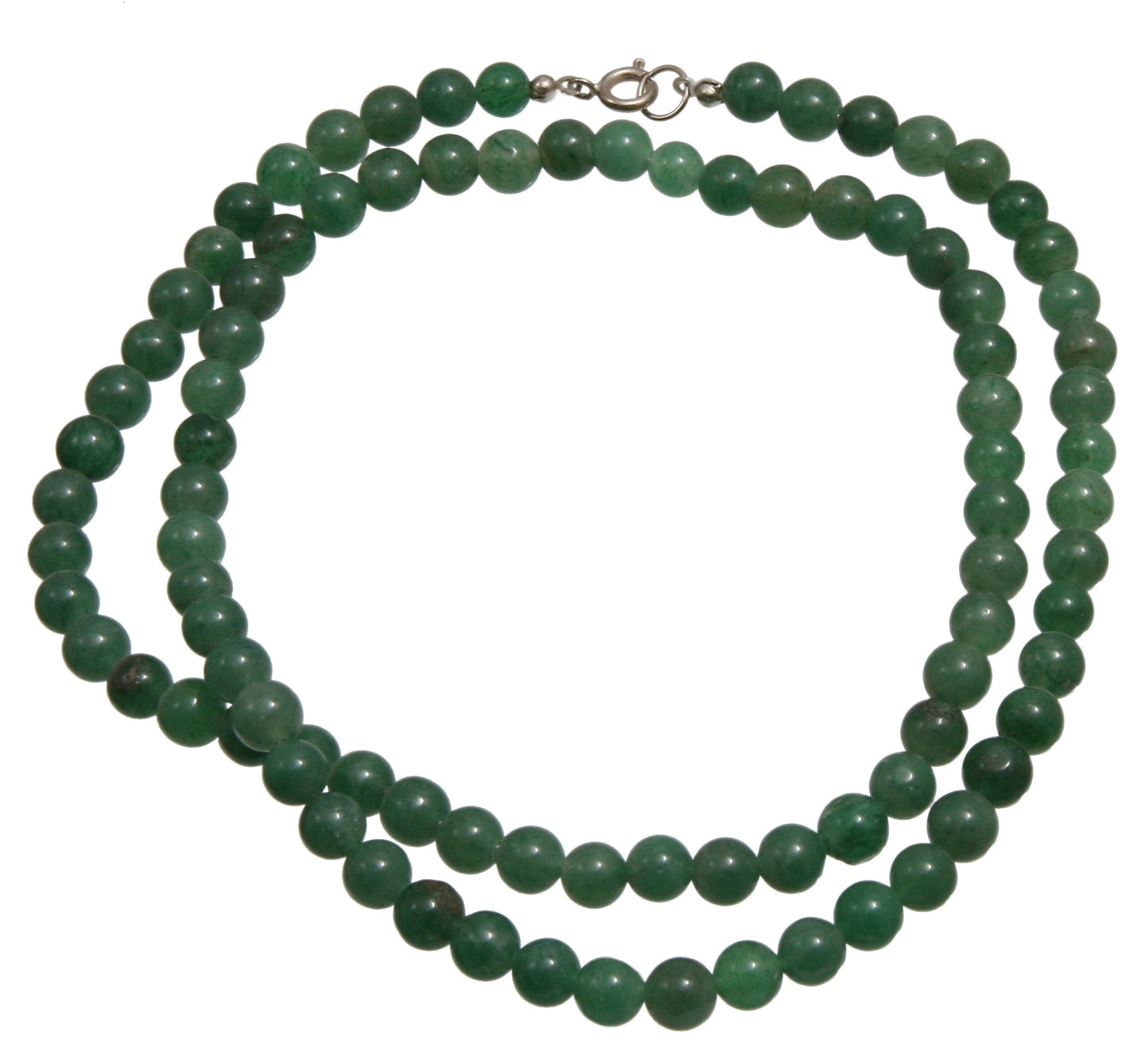 Aventurin-Quarz grün Kugelkette 60 cm 08 mm