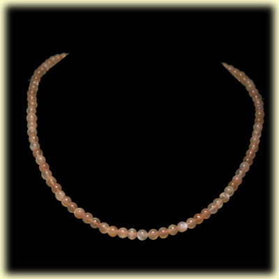 Mondstein rosa Kugelkette 40 cm 05 mm