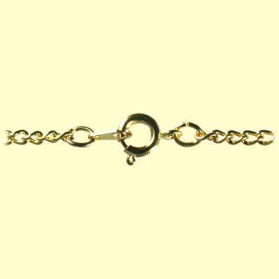 Metallkette goldfarben 60 cm
