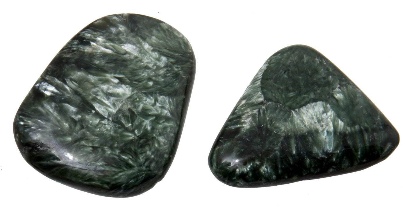 Serafinit (Klinochlor) Scheibensteine