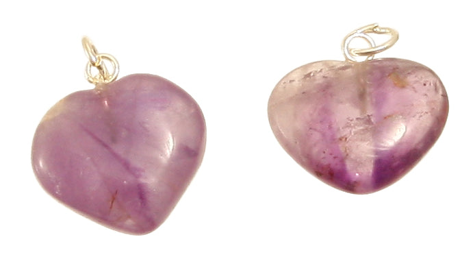 Amethyst Herzanhänger ca. 15 mm