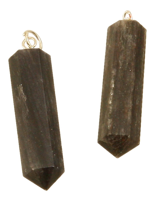 Aventurin-Quarz blau Anhänger Kristallform ca. 8 x 30 mm