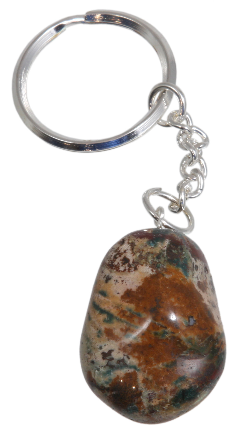 Buntchalcedon Schlüsselanhänger