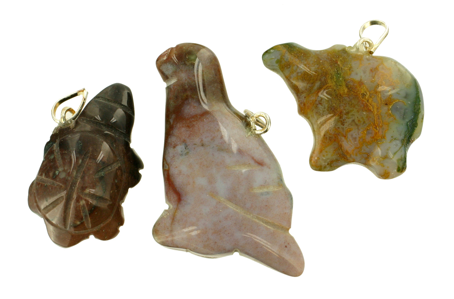 Buntchalcedon Tiere Anhänger