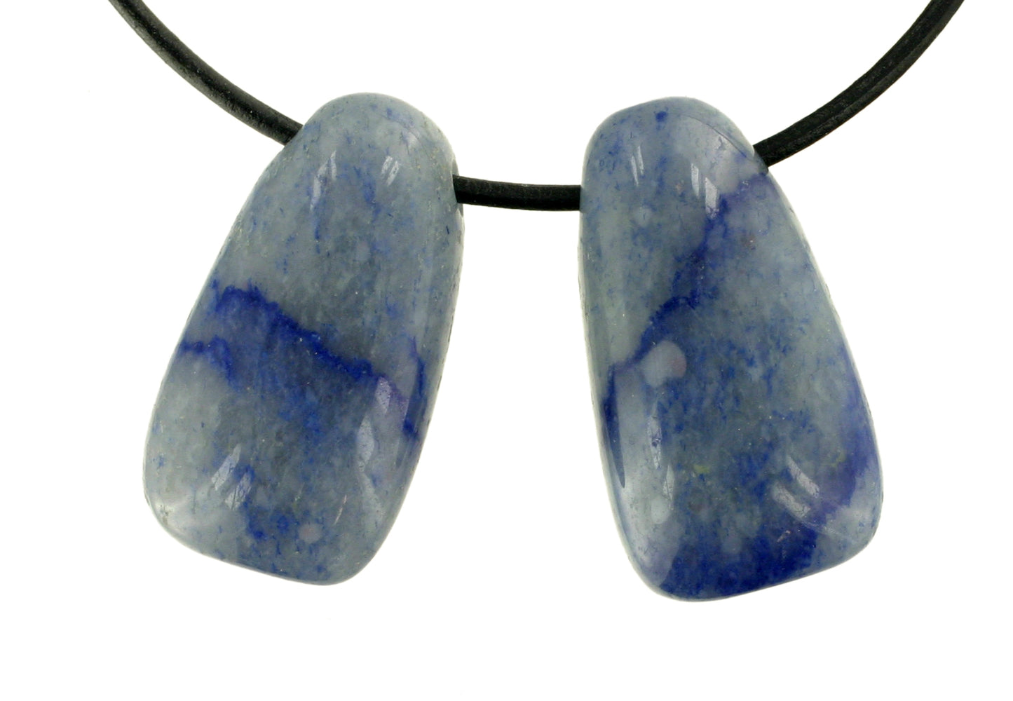 Blauquarz Triangel durchbohrt