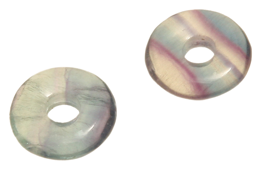 Fluorit Regenbogen Donut 15 mm