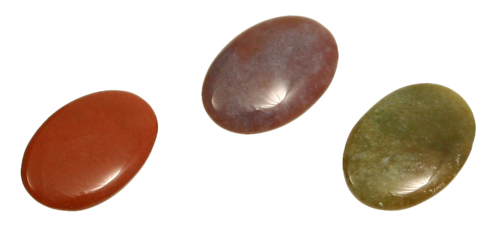 Buntchalcedon Cabochon 22 x 30 mm