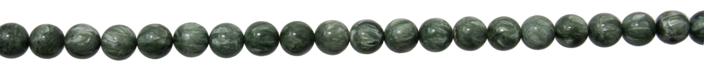 Serafinit (Klinochlor) Kugelkette 45 cm 08 mm