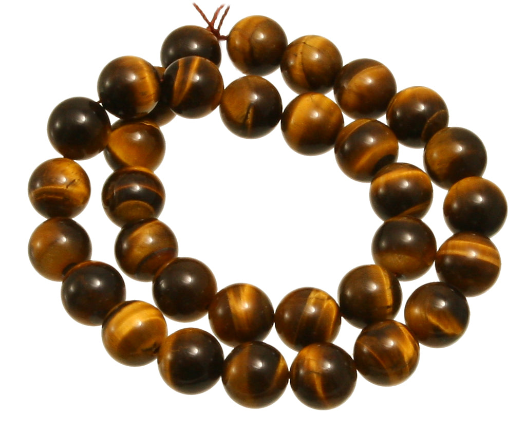 Tigerauge Kugelkette 40 cm 12 mm