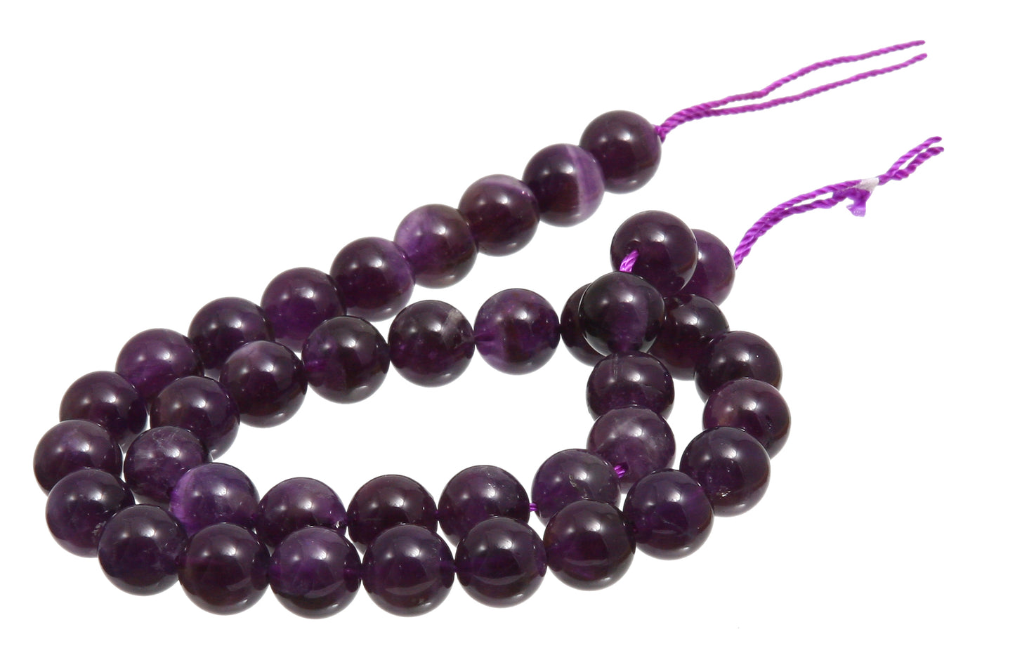 Amethyst Kugelkette 40 cm 10 mm