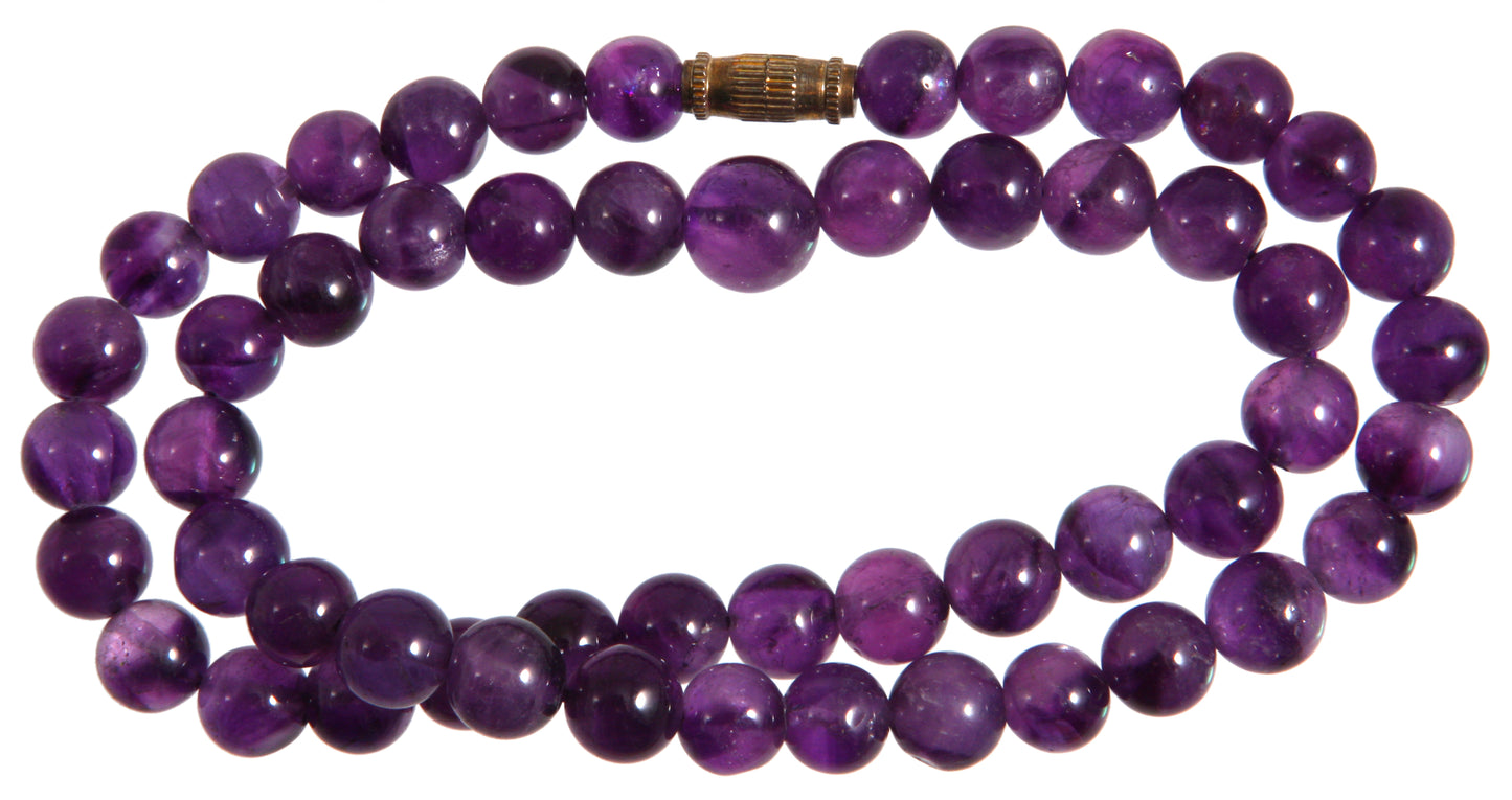 Amethyst Kugelkette 40 cm 5 - 7 mm