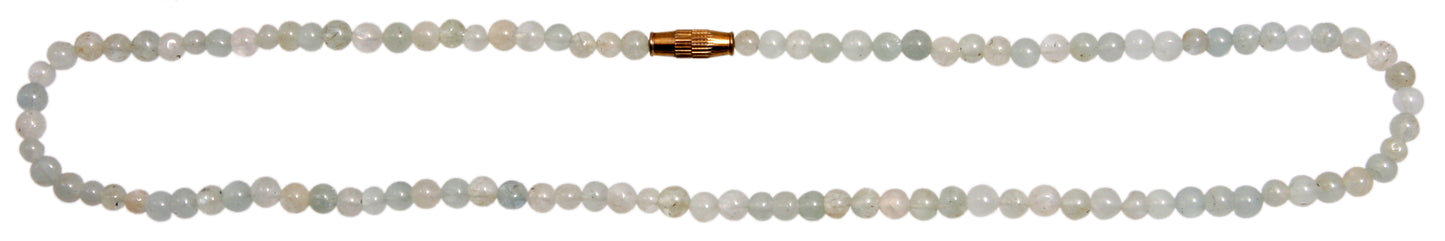 Aquamarin Kugelkette 40 cm 04 mm