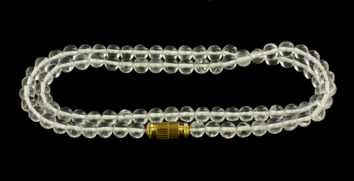 Bergkristall Kugelkette 40 cm 4 mm