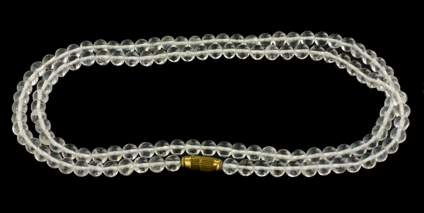 Bergkristall Kugelkette 60 cm 5 - 6 mm