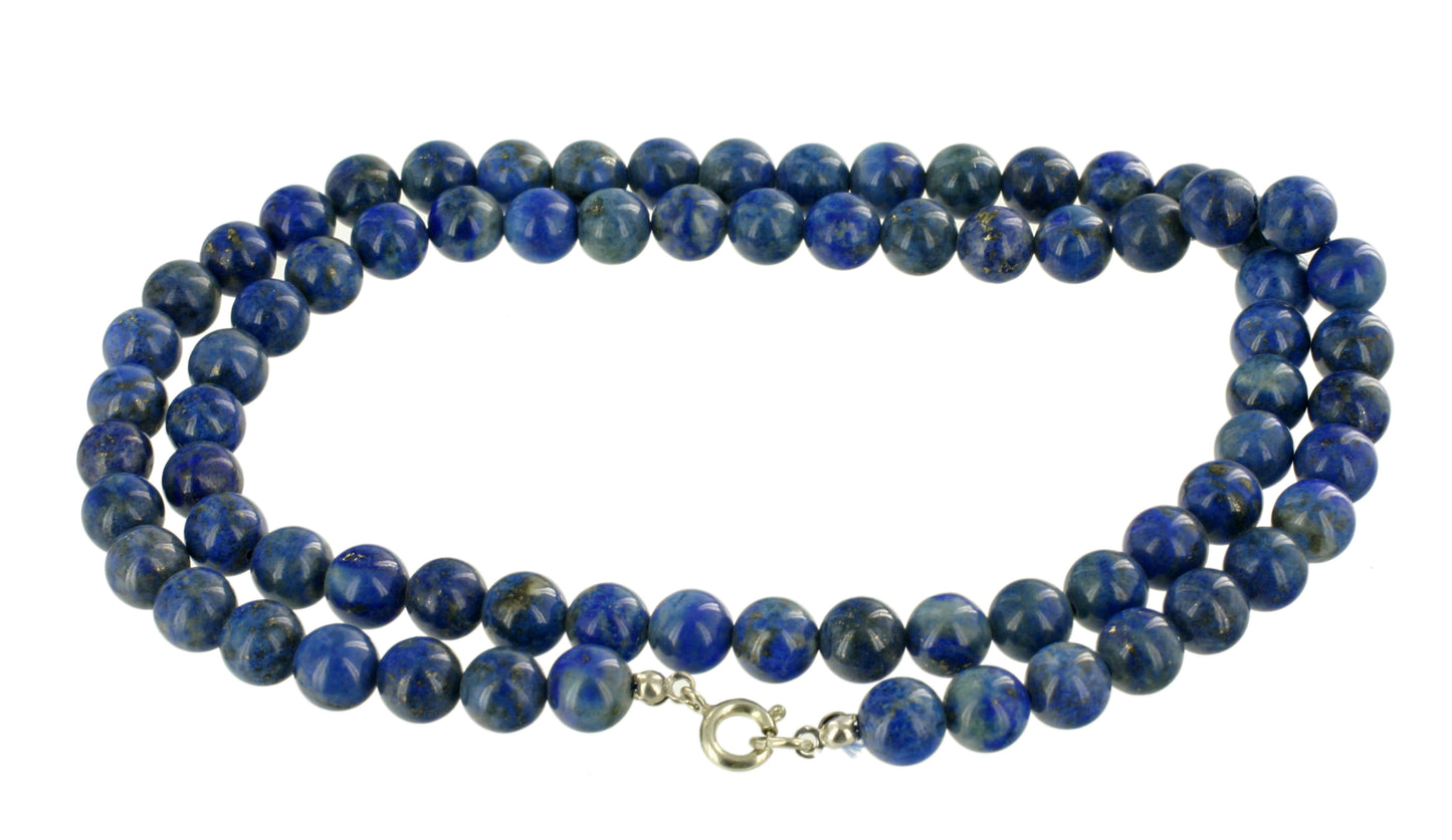 Lapislazuli Kugelkette 60 cm 08 mm