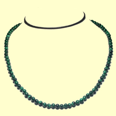 Malachit Kugelkette 45 cm 4 mm