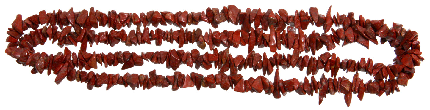 Jaspis rot Splitterkette 80 cm