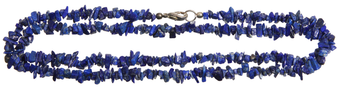 Lapislazuli A Splitterkette 60 cm