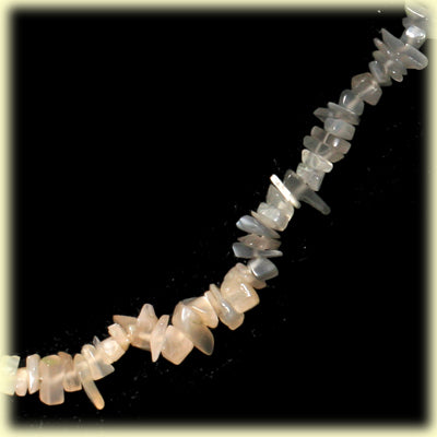 Mondstein bunt Splitterkette 60 cm