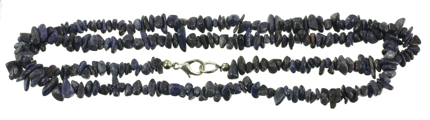 Safir Splitterkette 60 cm
