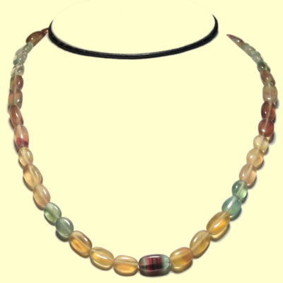 Fluorit Kette oval 40 cm