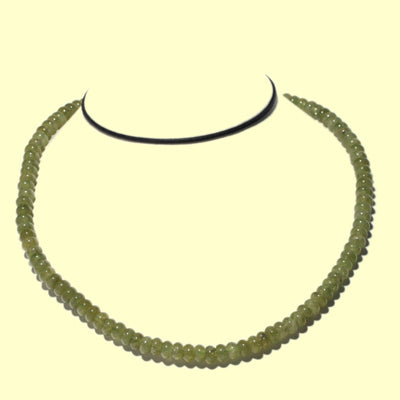 Grossular Kette Rondellen 4 mm 45 cm