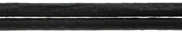 Ziegenlederbänder 1 mm 100 cm schwarz