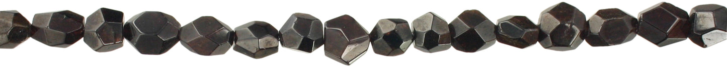 Granat facettiert Barockkette 45 cm