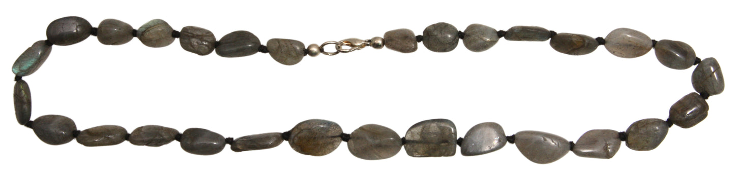 Labradorit Barockkette 45 cm