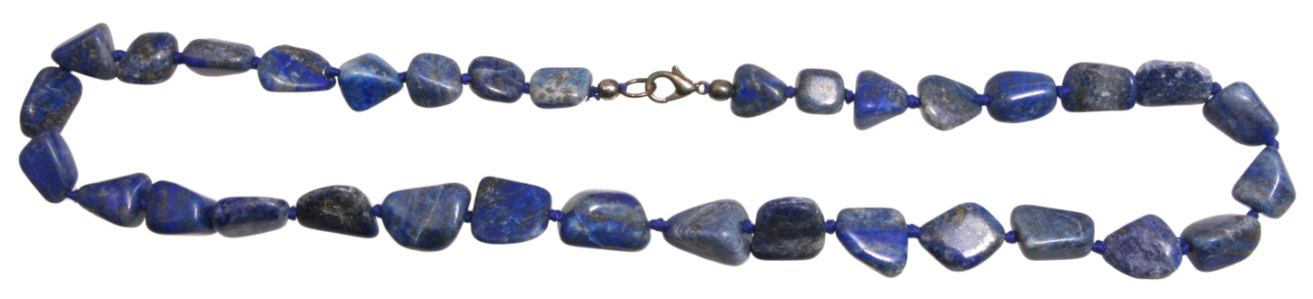 Lapislazuli Barockkette 45 cm