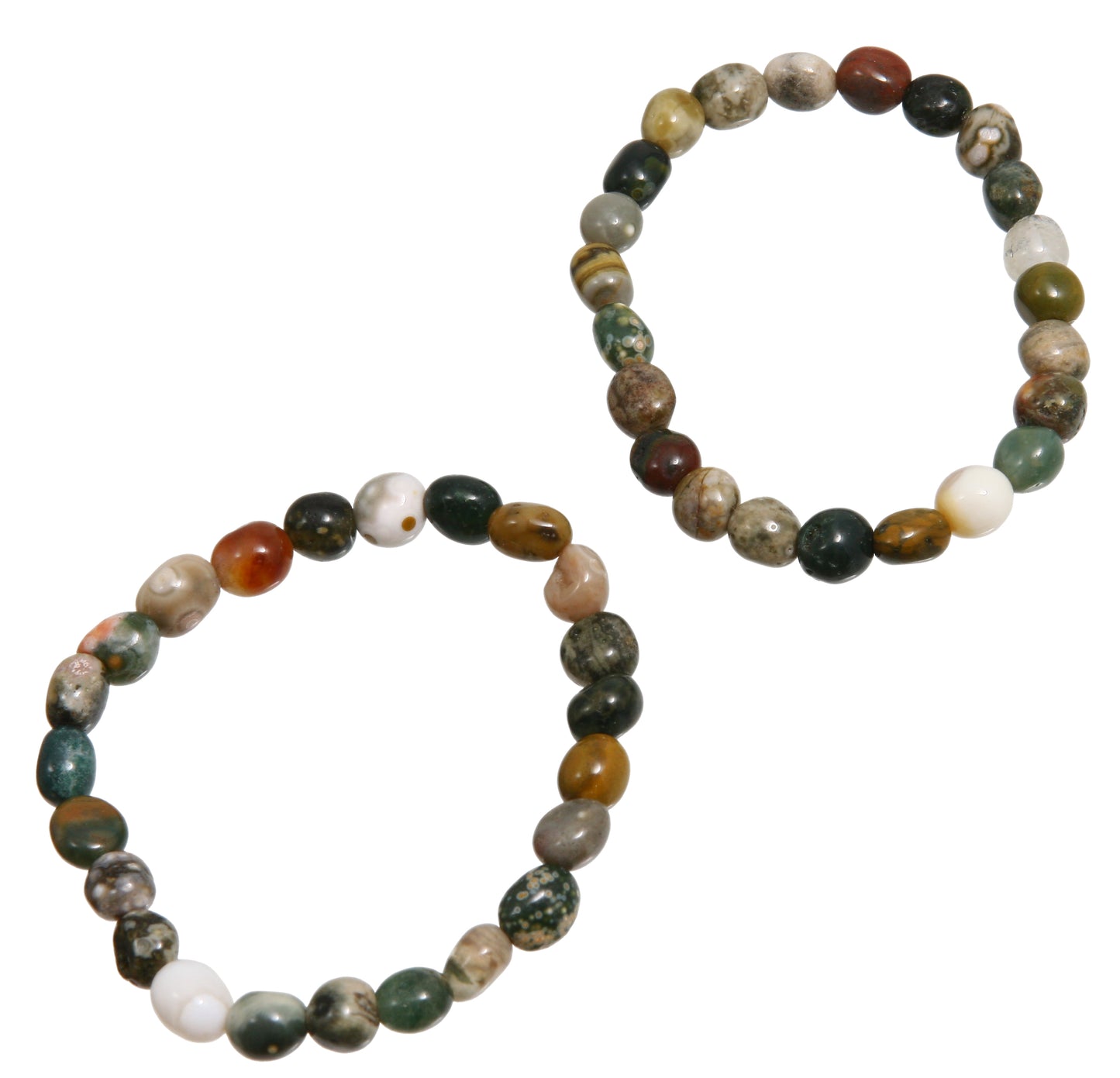 Ozeanchalcedon Barockarmband