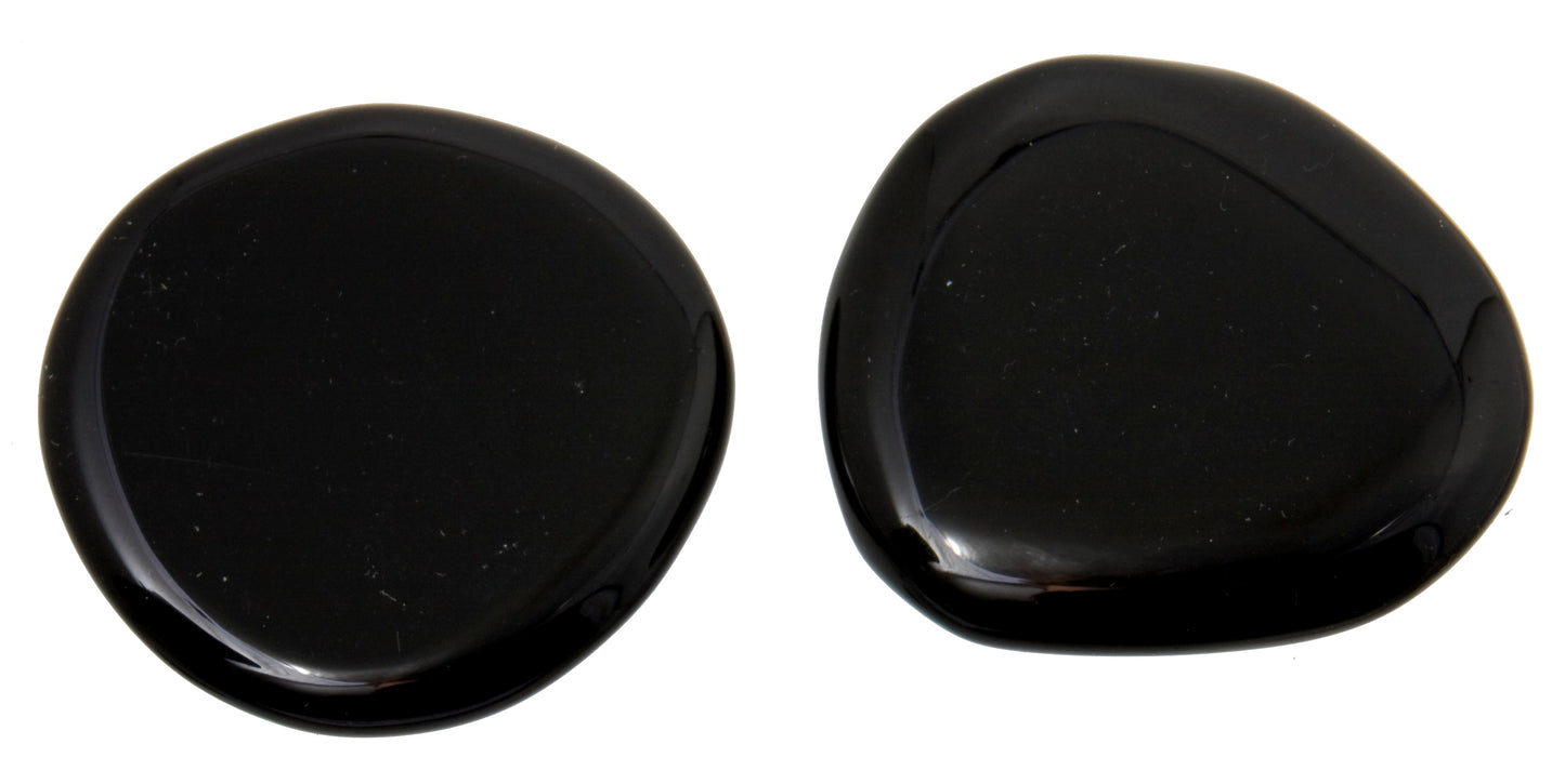 Obsidian Scheibensteine