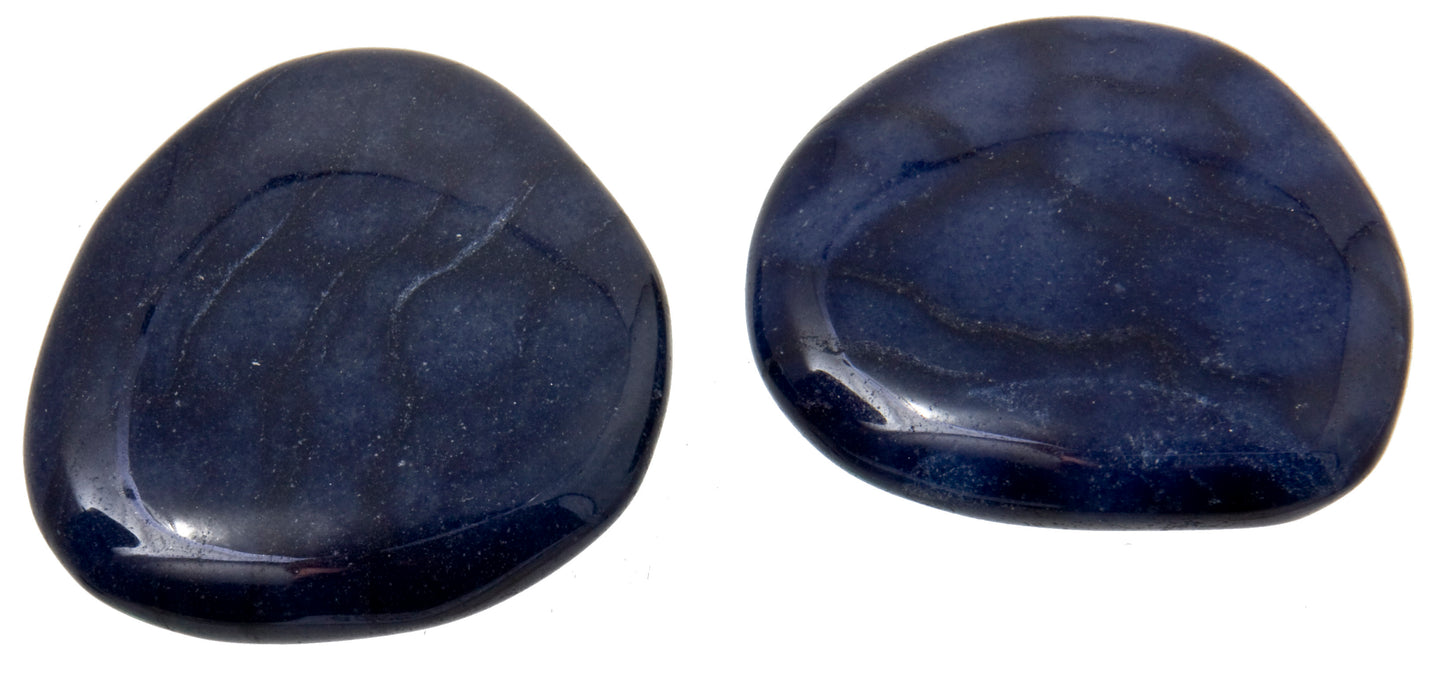 Blauquarz Scheibensteine