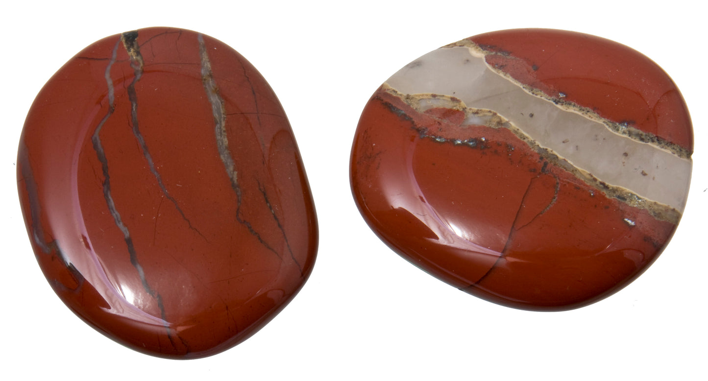 Jaspis rot Scheibensteine