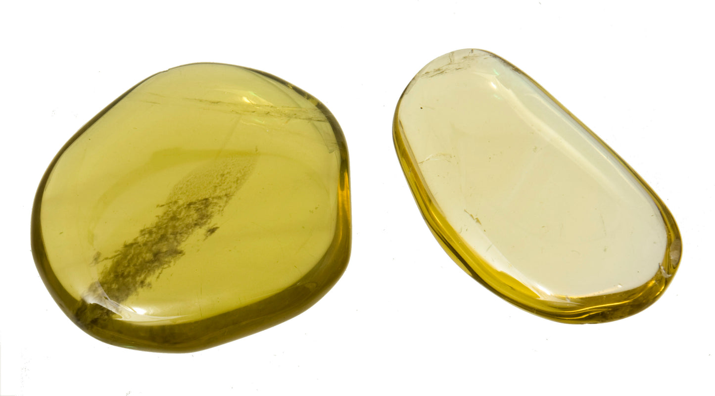Zitronenquarz Scheibensteine