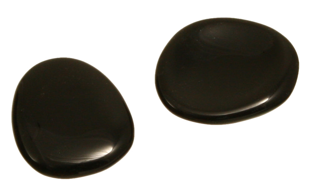 Obsidian schwarz Daumenstein