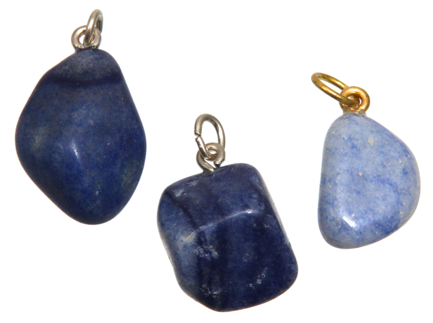 Blauquarz Trommelsteinanhänger