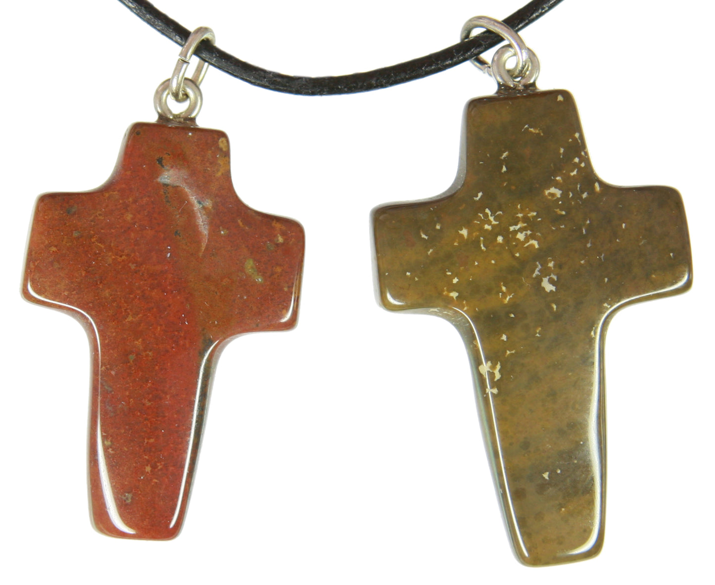 Buntchalcedon Kreuzanhänger