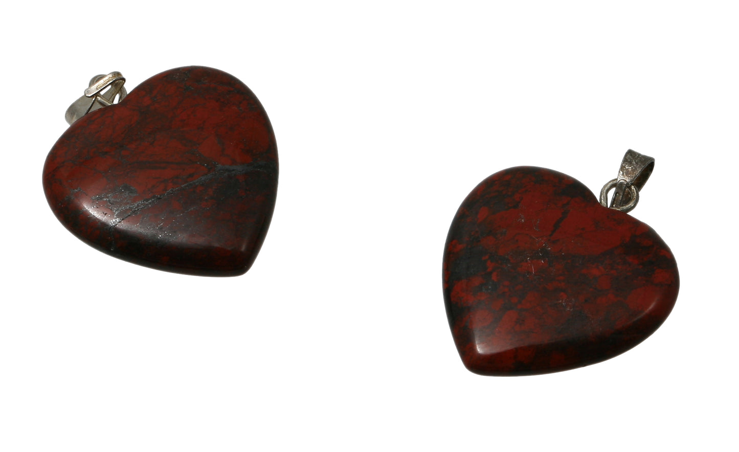 Jaspisbreccie Herzanhänger 20 mm