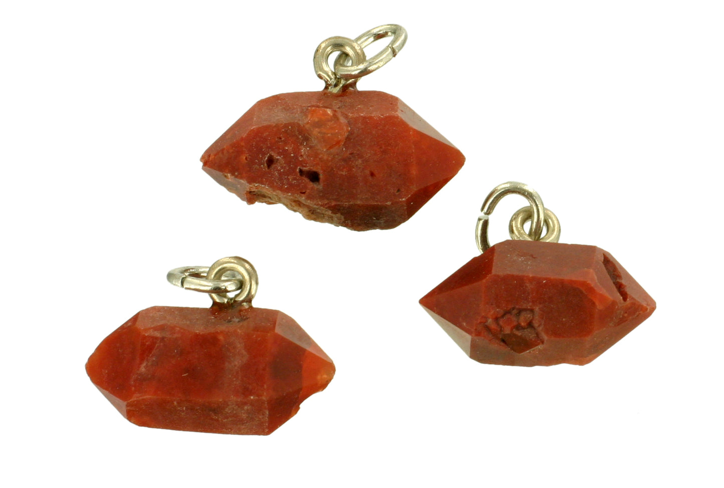 Bergkristall rot (Eisenkiesel) Anhänger