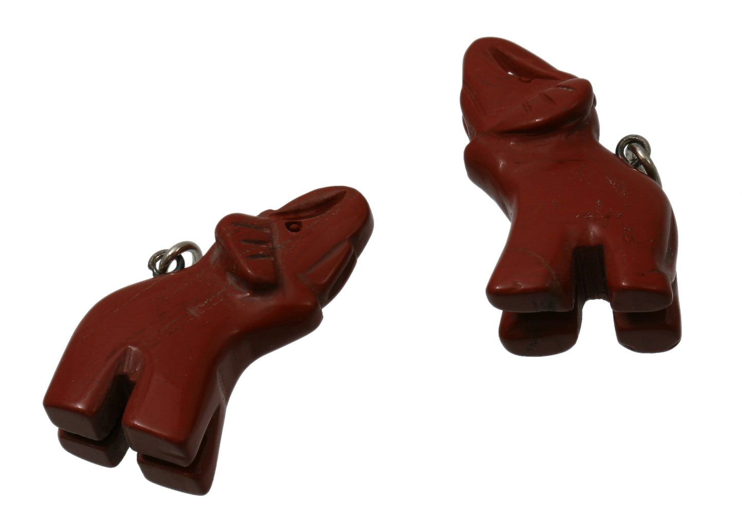 Jaspis rot Elefant Anhänger