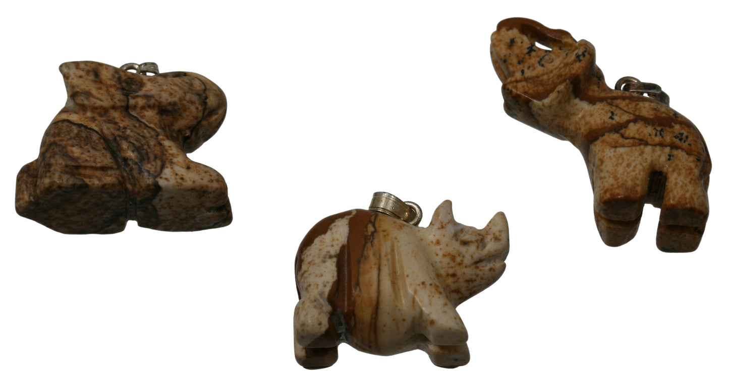 Landschaftsstein Tierfiguren Anhänger