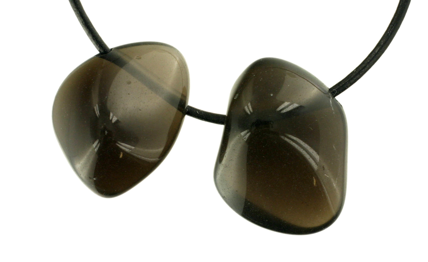 Apachentränen Trommelstein durchbohrt