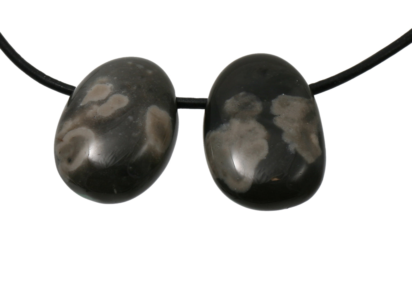 Flint China Tropfen durchbohrt