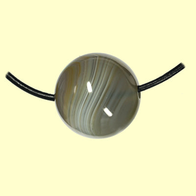 Achat Kugel durchbohrt 20 mm