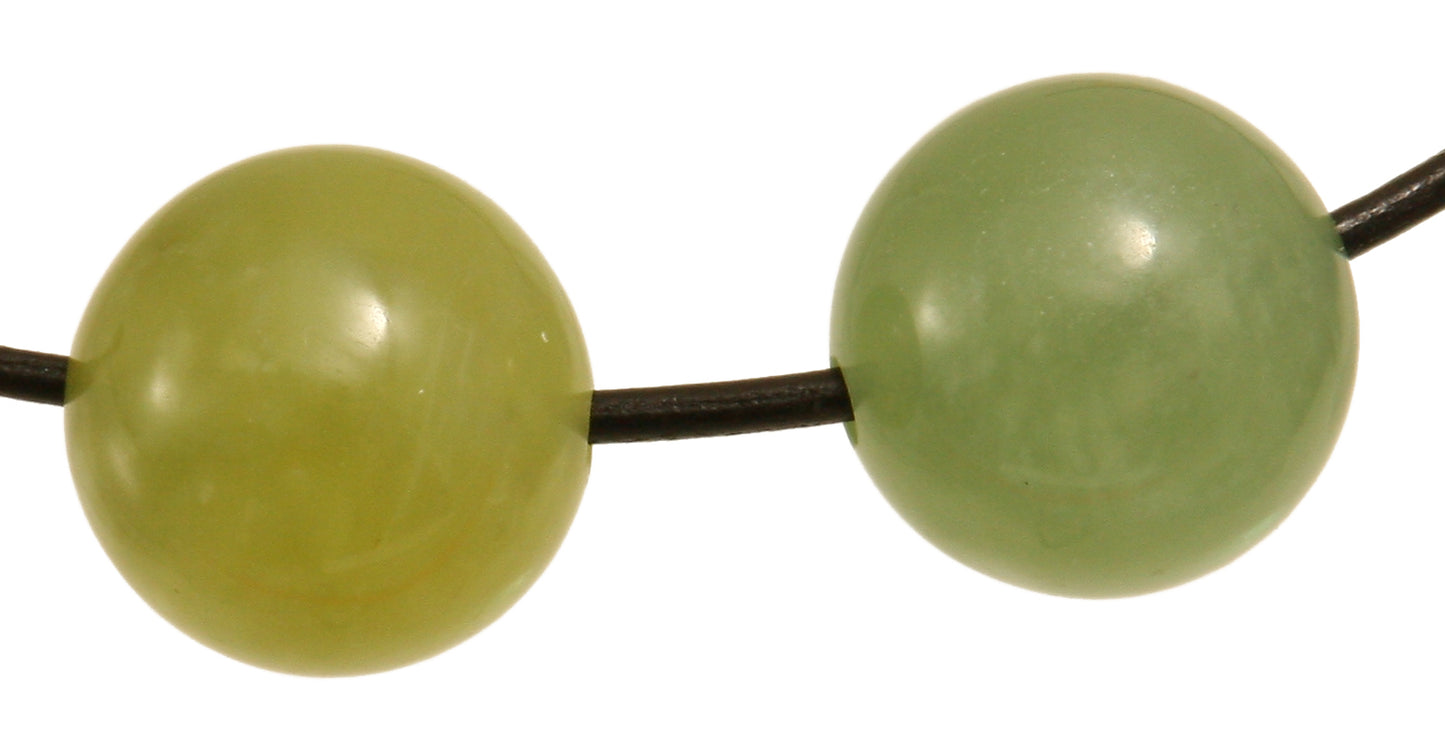 Edelserpentin Kugel durchbohrt 20 mm