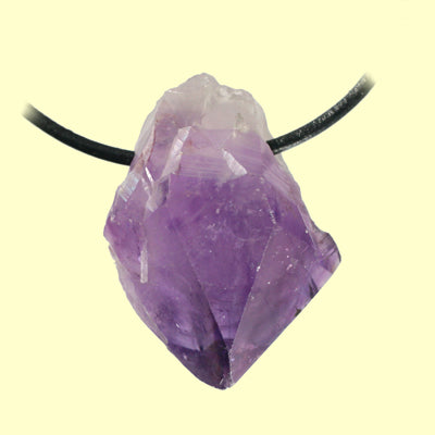 Amethystspitzen Brasilien Anhänger durchbohrt
