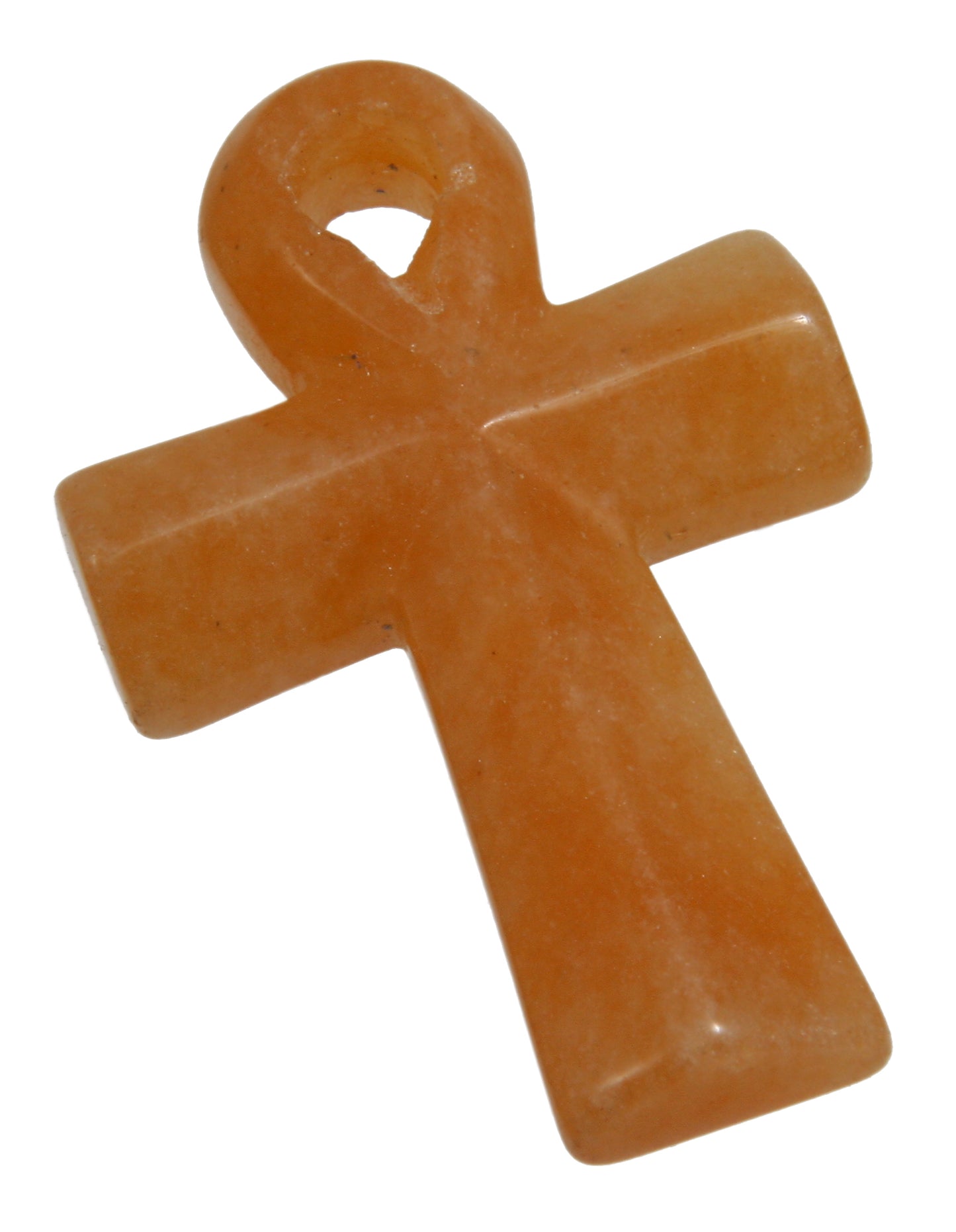 Aventurin-Quarz rot Henkelkreuz Anhänger