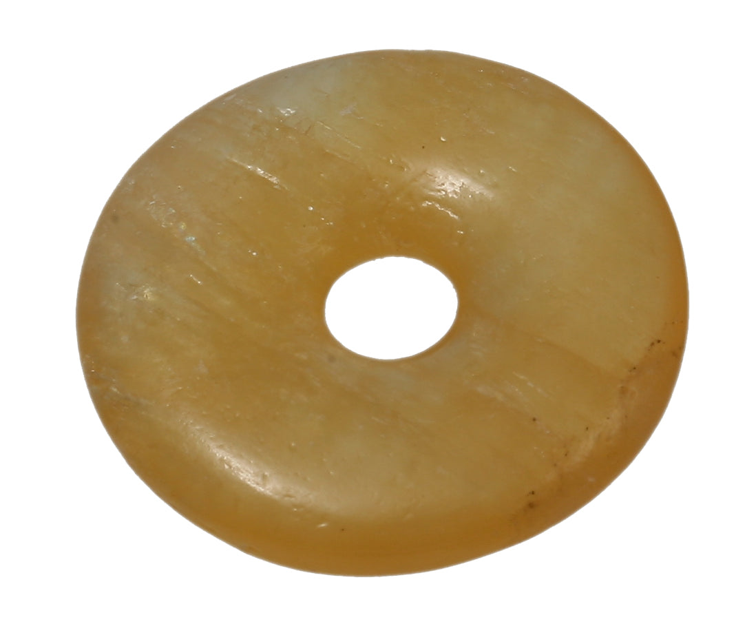 Calcit gelb Donut 25 mm