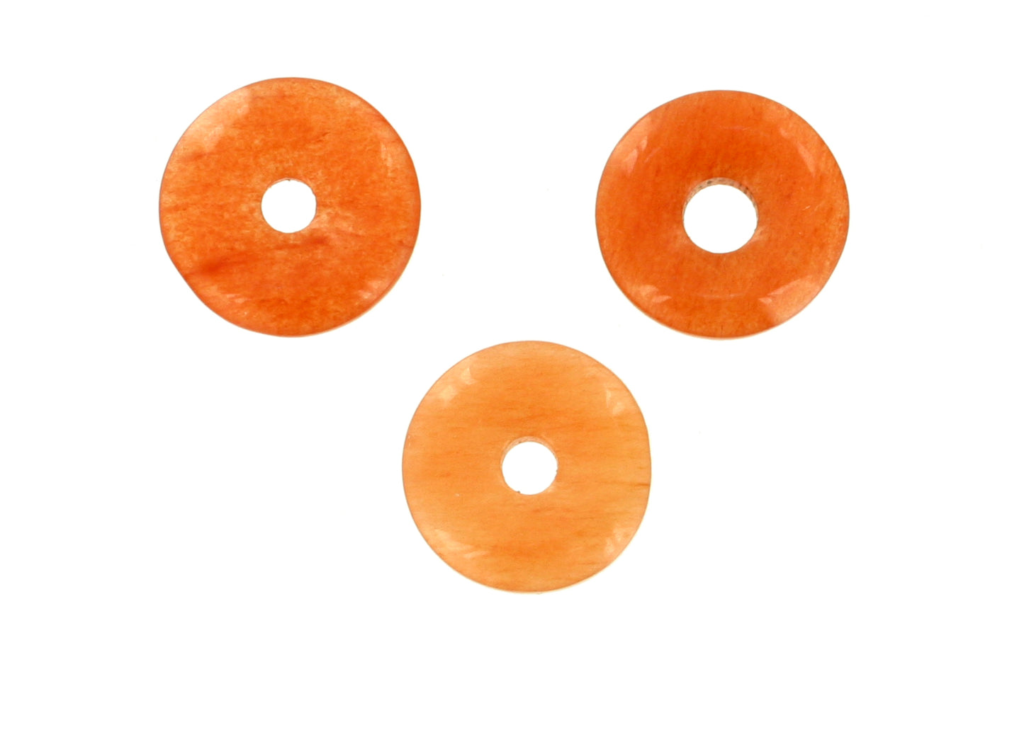 Aventurin-Quarz rot Donut 15 mm